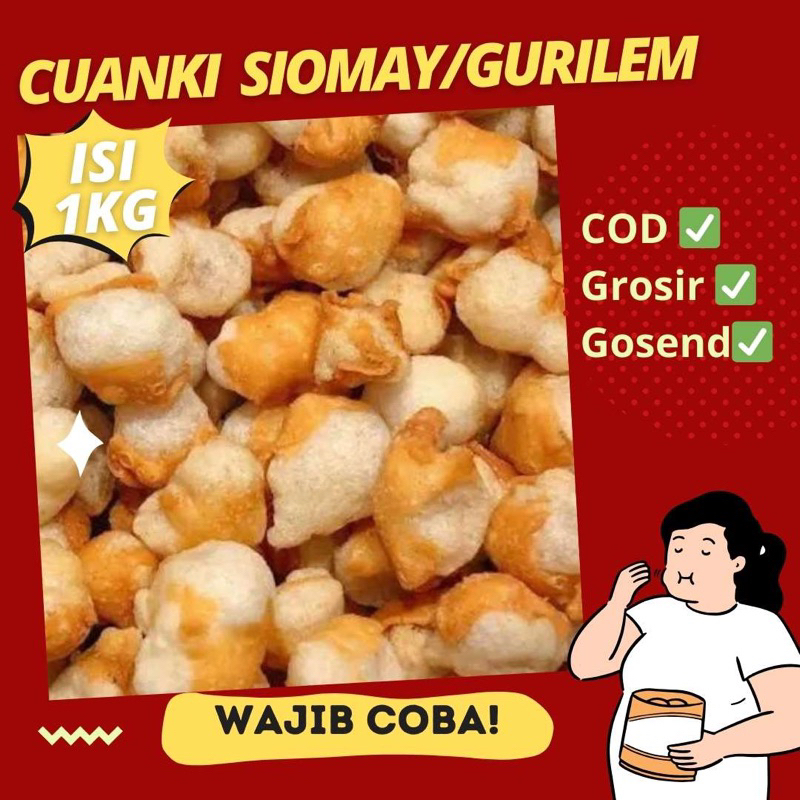 

BISA COD - Cuanki somay mini 1 KG / gurilem / batagor - cuankie - toping baso aci - seblak
