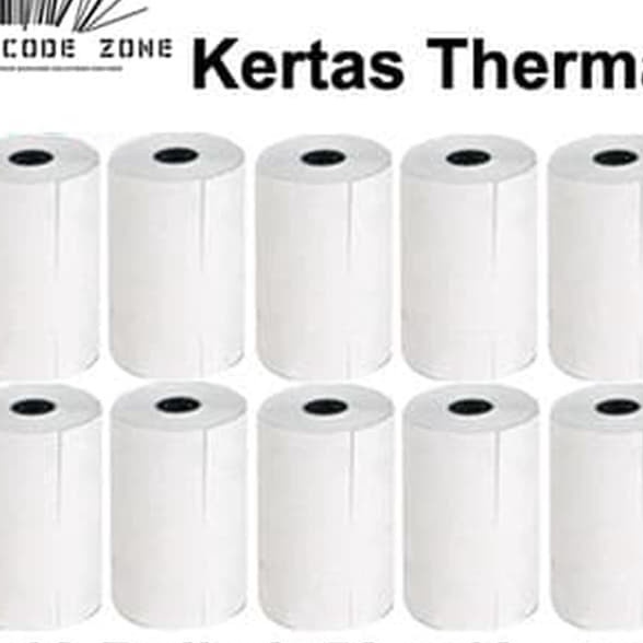 

Top Kertas Struk Thermal Paper POS Mobile Printer EDC VSC 58x4mm 13