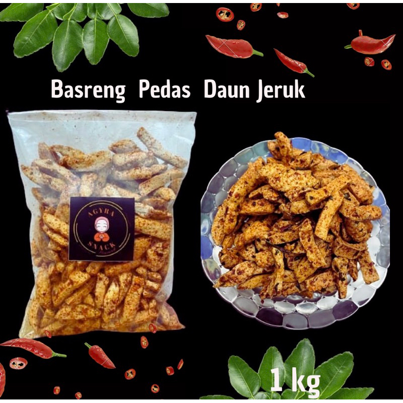 

Basreng Pedas Daun Jeruk 1kg Renyah Gurih