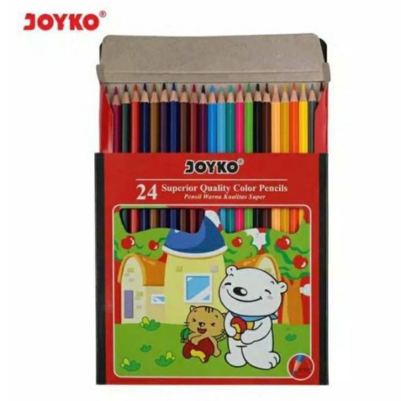

DISCOUNT Pensil Warna CP24PB Superior Joyko 24 Warna Colour Pencil