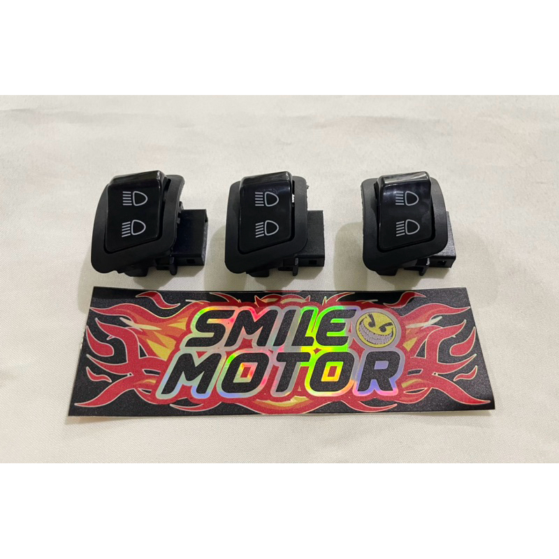 SAKLAR TOMBOL DIM MODIFIKASI LAMPU BEAT FI VARIO125 VARIO150 REVO ABS SCOPPY BLADE SUPRA X125 REVO
