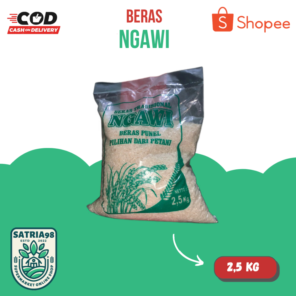 

Beras Ngawi 2,5KG kualitas bagus (COD)