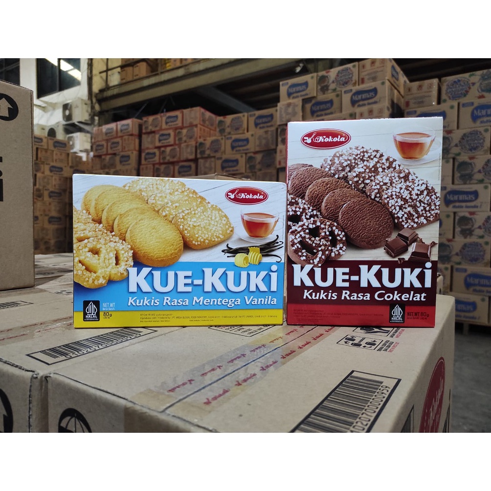 

SPESIAL KUE KUKI MENTEGA VANILA CHOCOLATE 8GR 24 BOX cocok untuk bingkisan hajatan acara nikahan hampers parcel lebaran idul Fitri roti asul asul