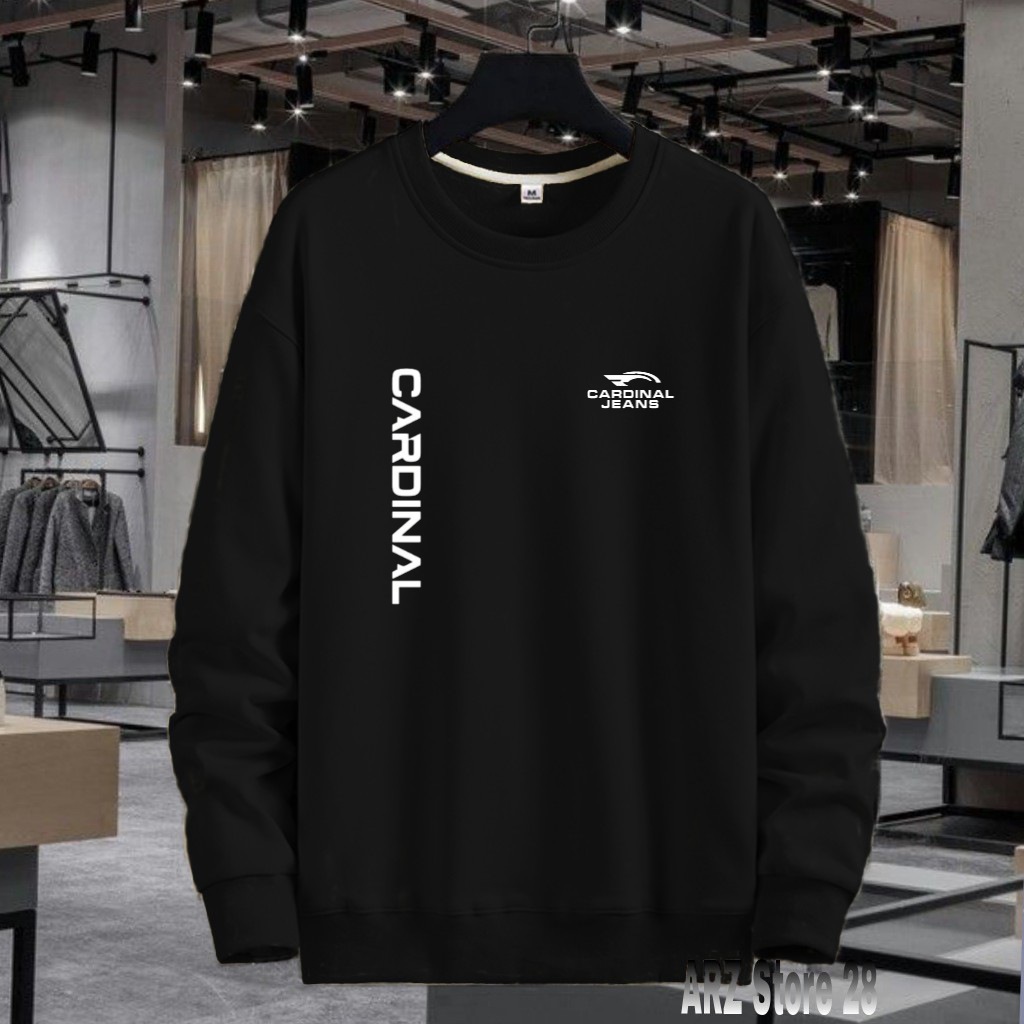 Terlaris!!! Free  Sweater  Text Putih Cardinal Jeans Kirka  89 Hoodie  Distro Terbaru Jaket Termurah