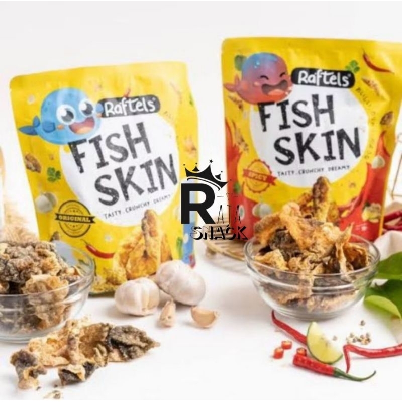 

KERIPIK KULIT IKAN / FISH SKIN RASA PEDAS SPICY DAN ORIGINAL RAFTELS 75GR