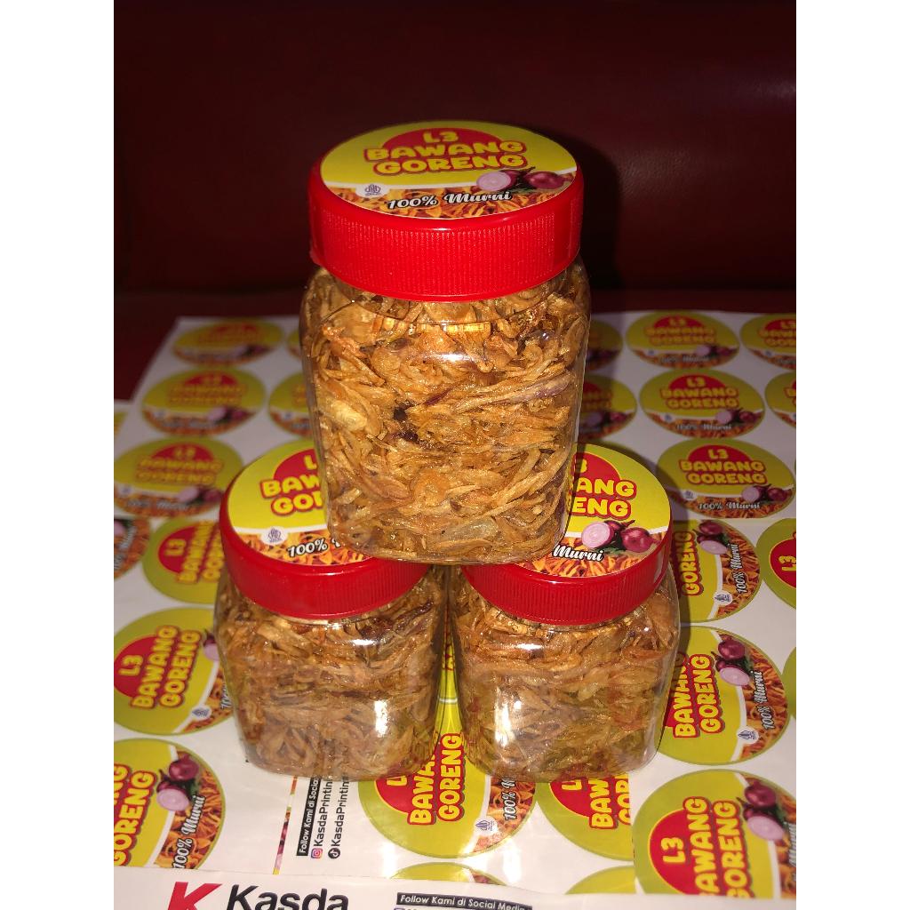 

Bawang Goreng Premium Murni Asli Tanpa Kulit dan Tepung 90gr by warungeltiga