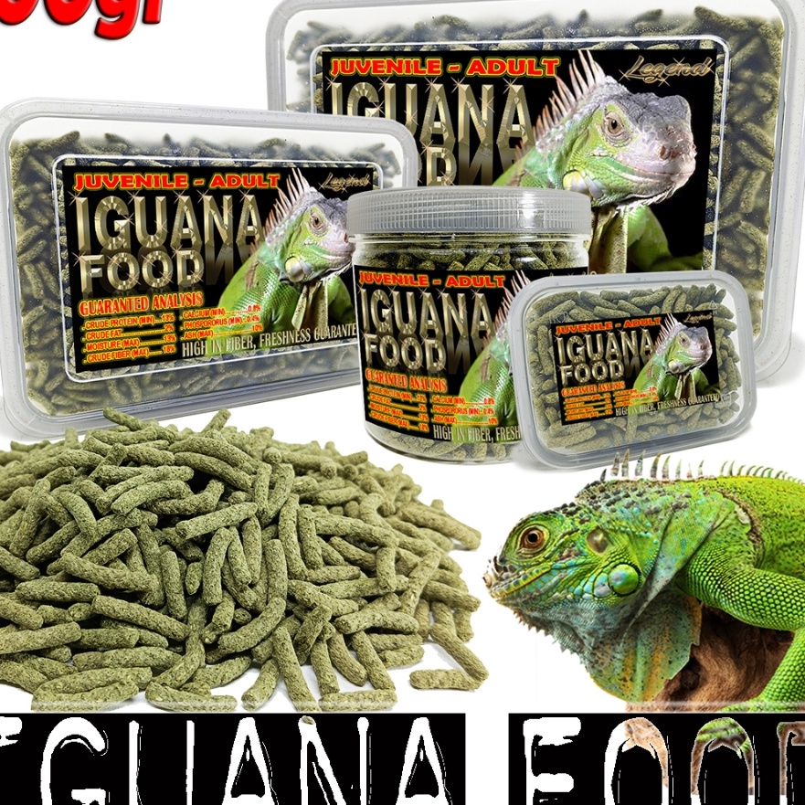 HJ6 7GR MAKANAN IGUANA PELET DIET SAYUR ALAMI NATURAL REPTILE FOOD PAKAN IGUANA MERAH PELET ALAMI MA