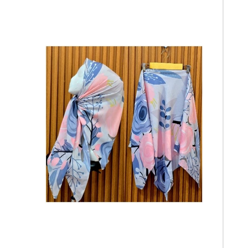 Denay Motif Denay Kw Denai premium, Hijab Segi empat