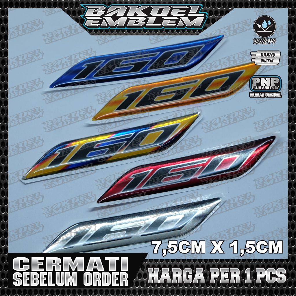 Emblem timbul 160 vario / Emblem 160 Stylo / Emblem 160 pcx