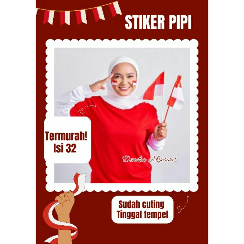 

Stiker Pipi bendera merah putih / siker 17 agustus / stiker pipi karnaval / stiker wajah / stiker agustusan / stiker pipi cantik / stiker pipi bendera merah putih best seller / stiker pipi best seller