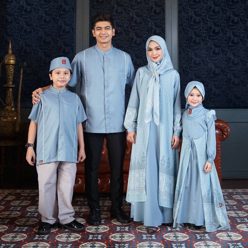 FAKARAVA SERIES BY KEKE BUSANA SERIES TERBARU RIA RICIS FOR KEKE BUSANA MUSLIM MIDI DRESS KOKO DEWAS