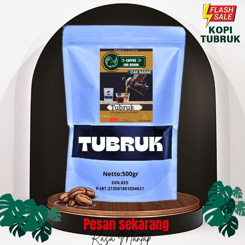 

KOPI BUBUK TUBRUK ISI 500 GR || CAK BADAK SPECIAL MANTAP
