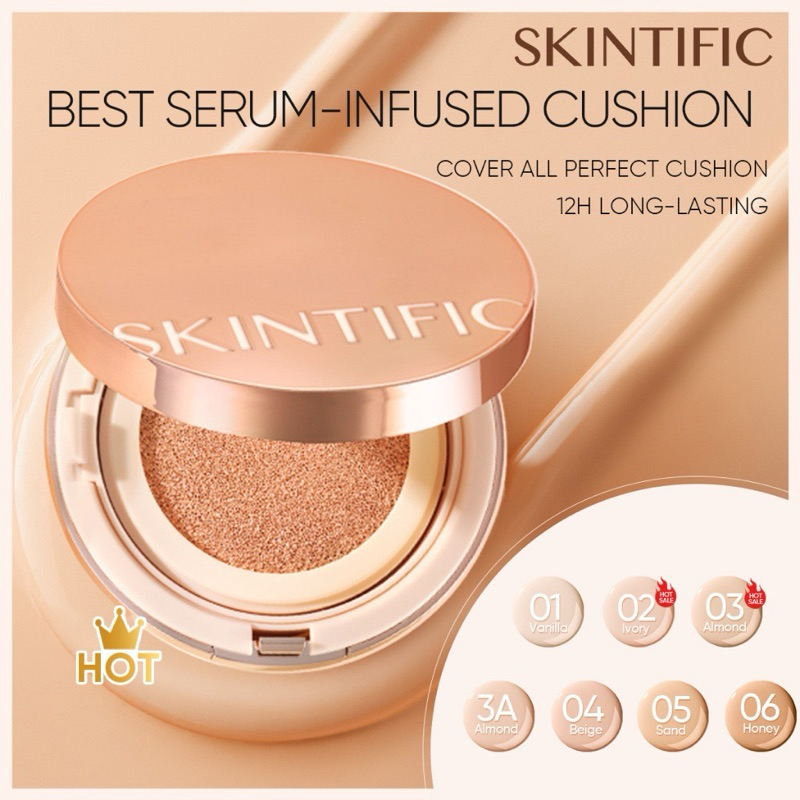 CASSY - SKINTIFIC Cover All Perfect Cushion/Skintific Refill Cover All Perfect Cushion