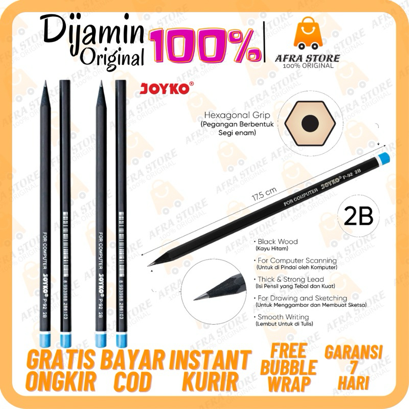 

Pencil Pensil Joyko P-92 2B ISI 1pc