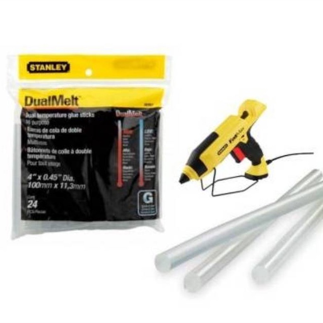 

TERLARIZZZ isi lem tembak besar bening 24pcs Dual Temperature Glue Sticks GS2DT