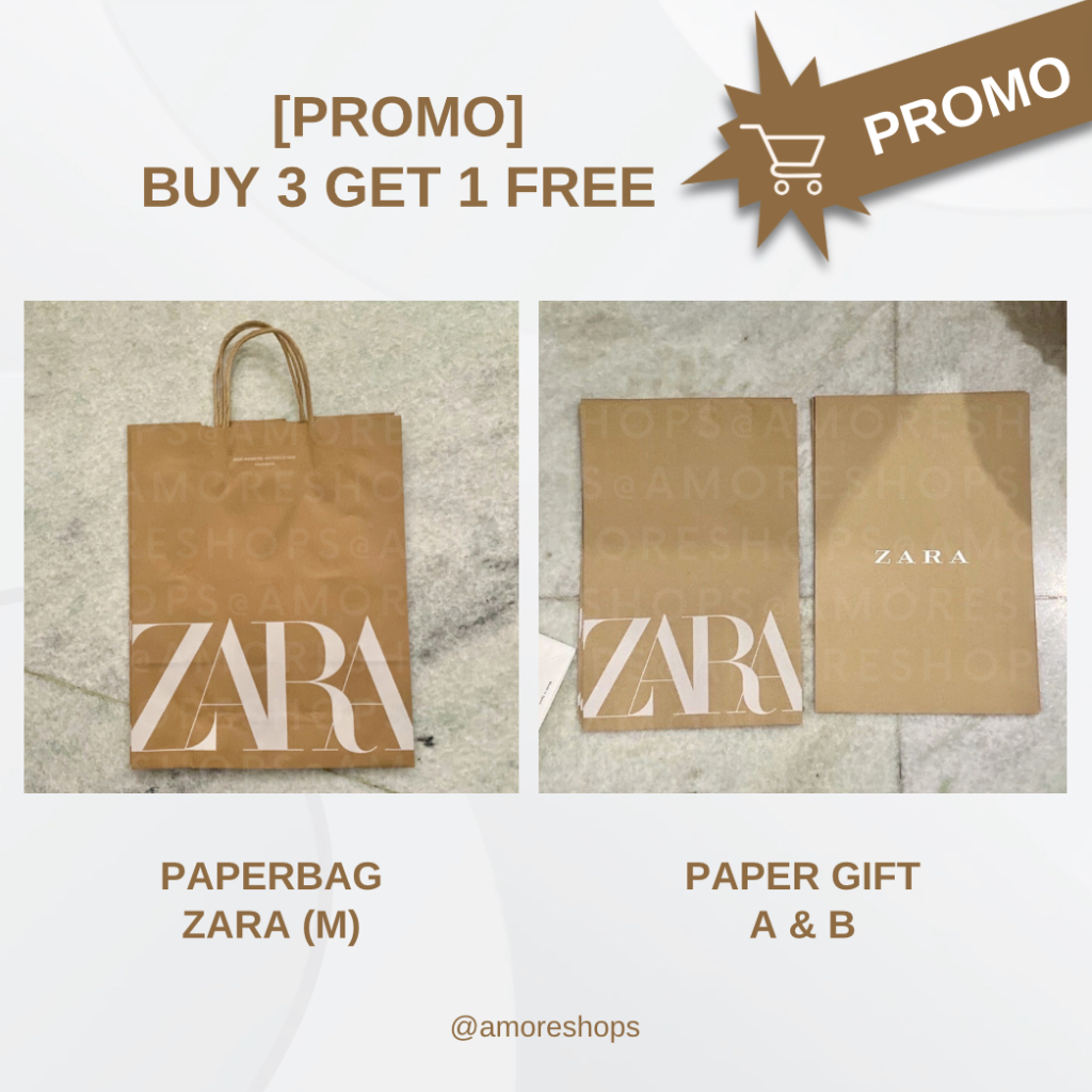 

[BUNDLE PROMO] PAPERBAG Reusable Tas Shopping Bag Kantongan Reusable Bag Zara Paper Gift Bag Kertas Kemasan Tas Kado ORIGINAL