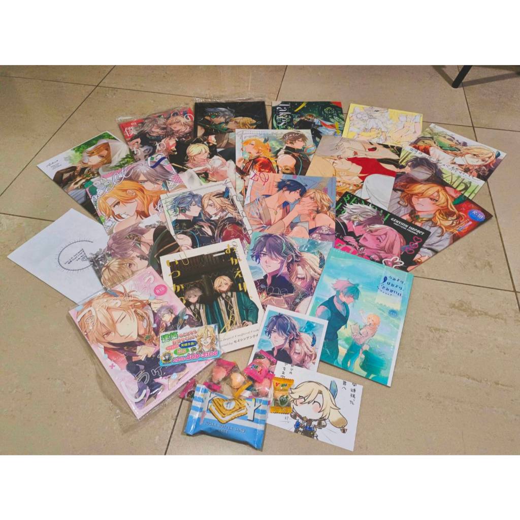 Genshin Impact Doujinshi Haikaveh Alhaitham x Kaveh Fanbook