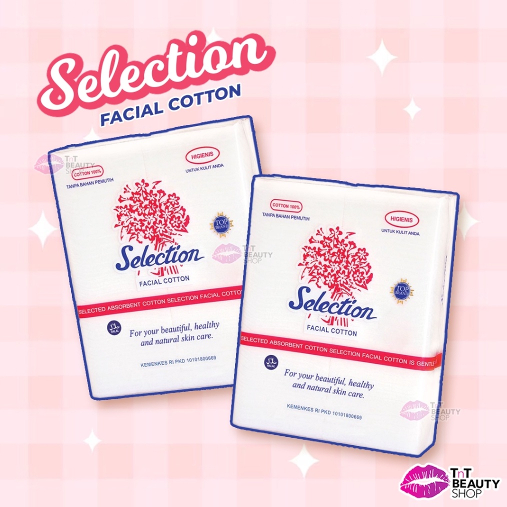 GROSIR Selection Facial Cotton Kotak 35gr  Kapas Selection Kotak  Kapas Kotak 35gr