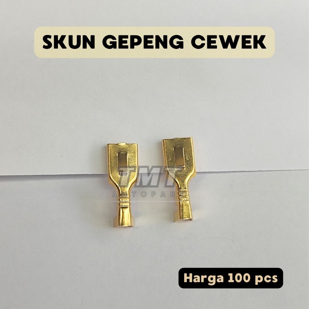 (100pcs) Skun Gepeng Cewek / Skun Gepeng Cowok / Karet Pelindung Skun Gepeng