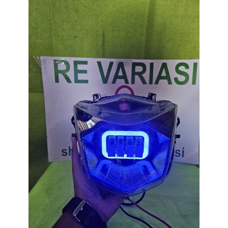 LAMPU DEPAN DAYMAKER 4 LENSA PNP BEAT ESP / STREET OLD