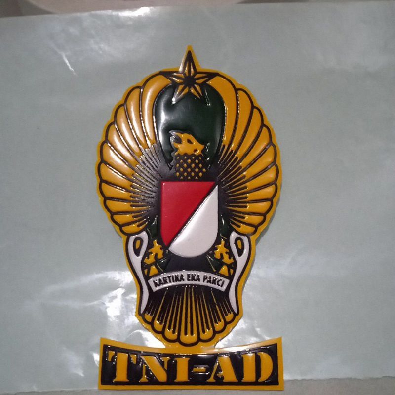 

Stiker embos logo Tni-Ad (Eka Paksi)