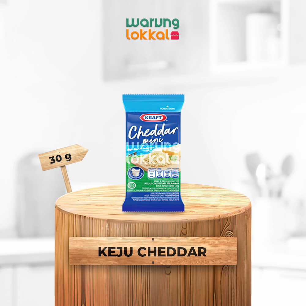 

Kraft Cheddar 30g - Warung Lokkal