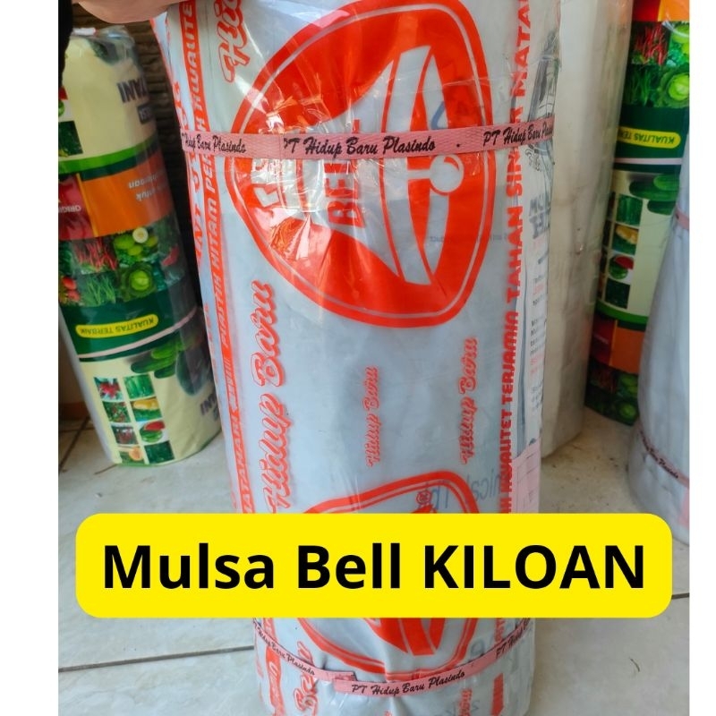 Plastik Mulsa Bell 120 cm 60 cm 1 kg Kiloan
