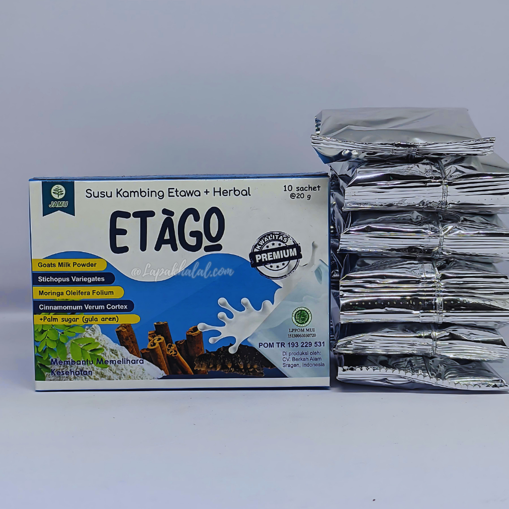 

ETAGO / SUSU KAMBING ETAWA + HERBAL SUSU KAMBING ETAGO PREMIUM / ISI 10 SACHET