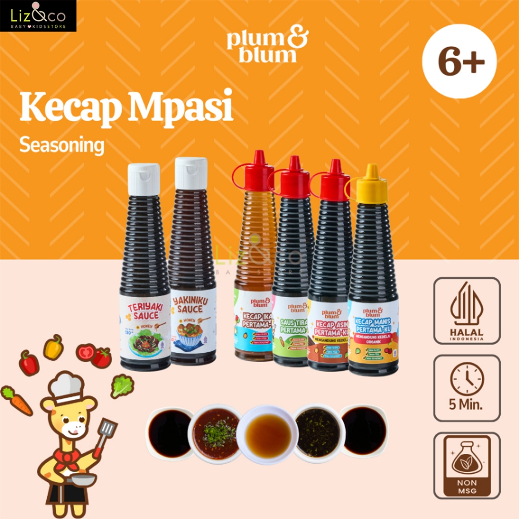 

Plum & Blum Saus & Kecap Mpasi No MSG