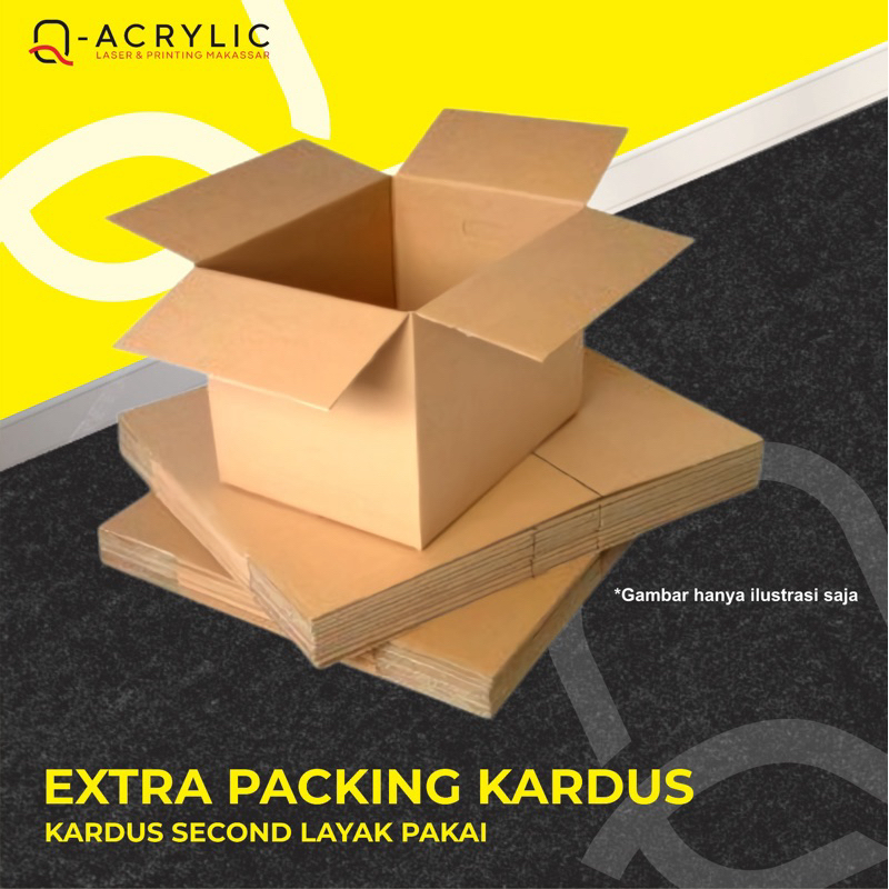 

Extra Tambahan Packaging Dus Second KARDUS