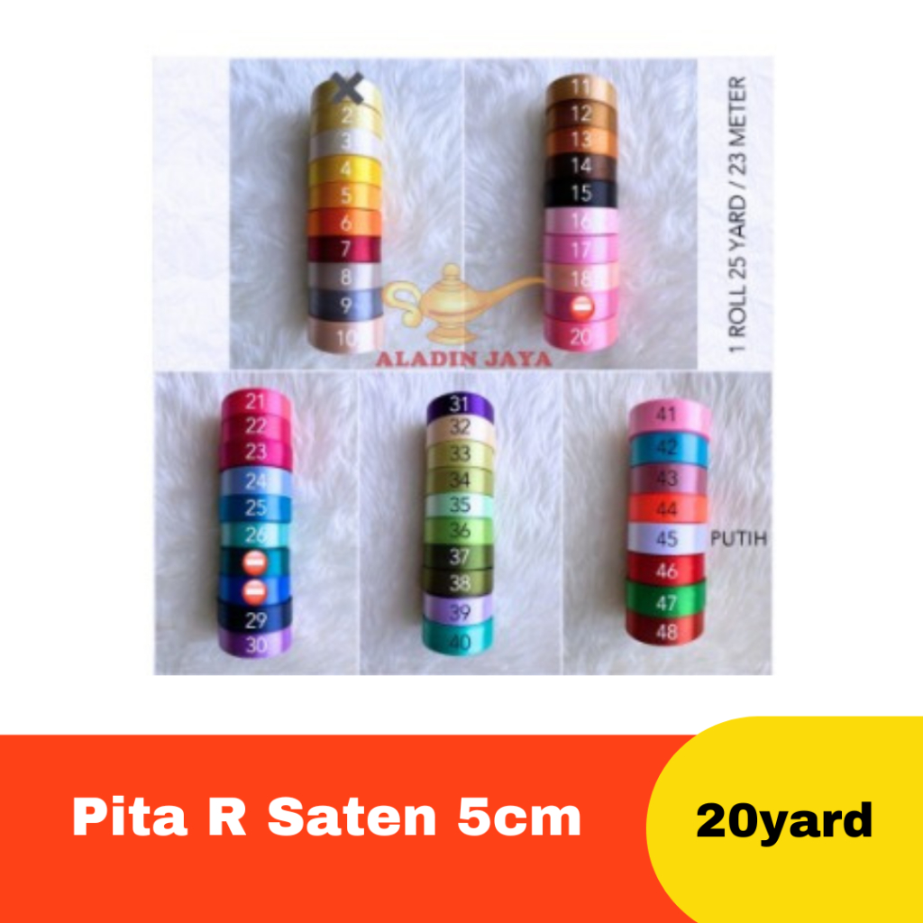

Pita R Saten 5cm 20 yard