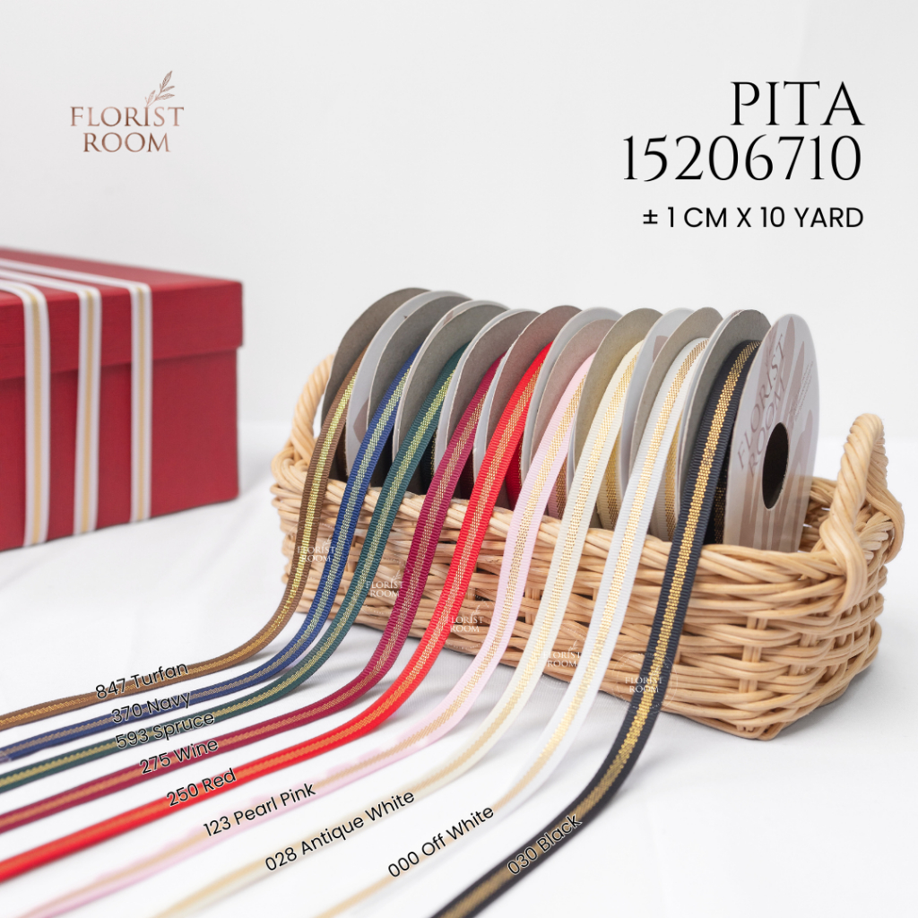 

Pita 15206710 - Gift Ribbon - Gold List Ribbon - Kado Hampers