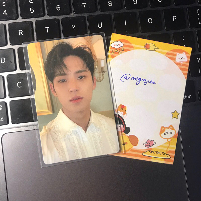 [BOOKED] pc photocard mingyu jumatan gyujum soco