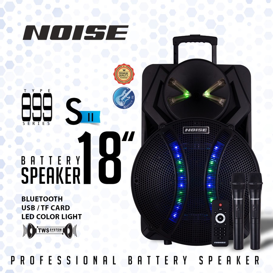 Speaker Bluetooth Portable Wireless 18 Inch Noise 899 S