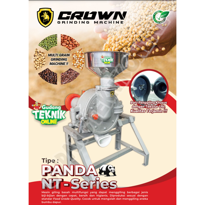 Mesin Gilingan Tahu 6" PANDA NT SERIES / Mesin Giling Tahu Kedelai Kacang 6 Inch PANDA