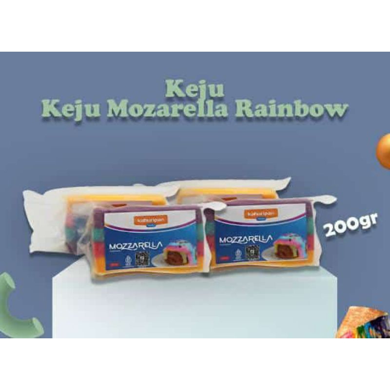 

Kahuripan Mozzarella Rainbow 200gr
