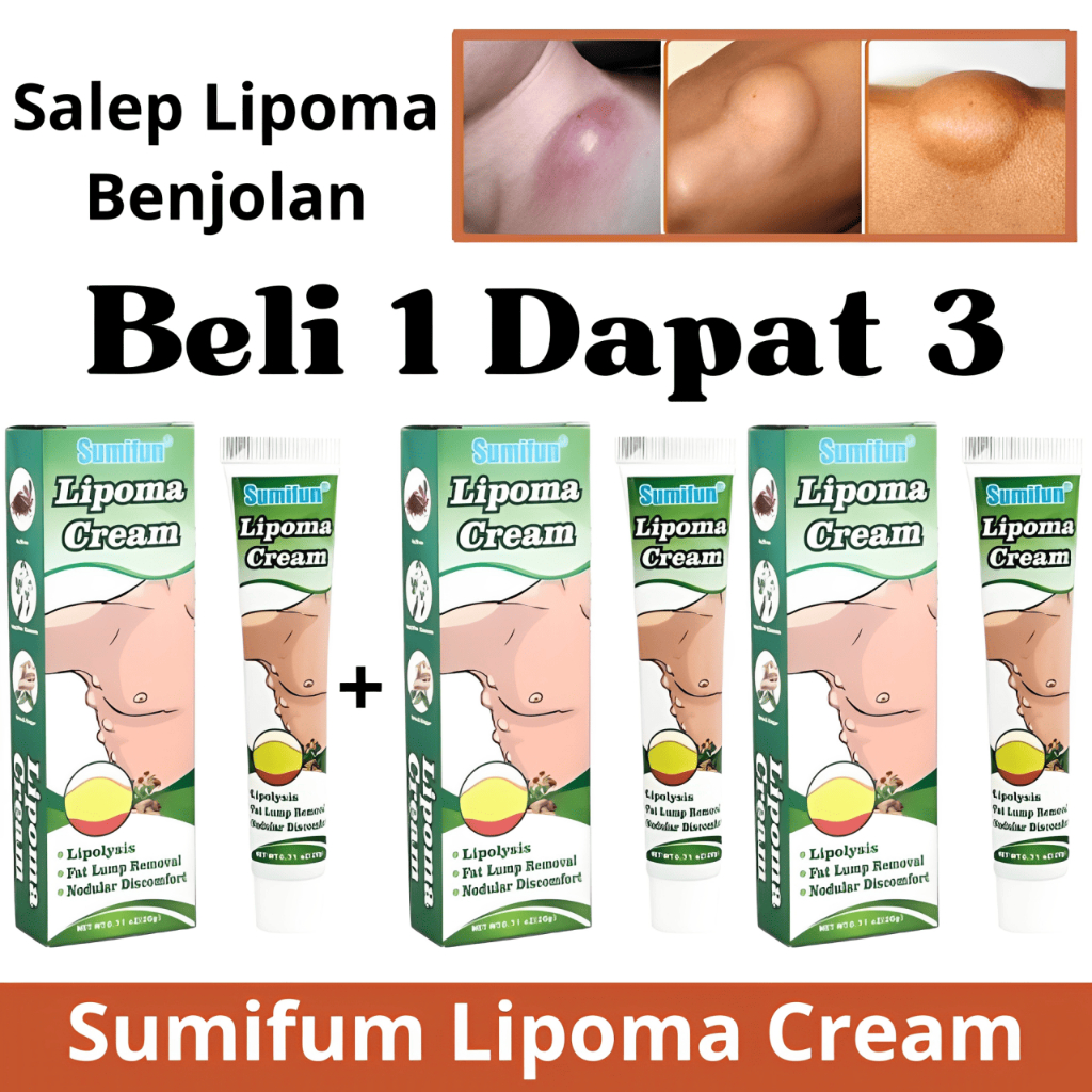 Salep lipoma sumifun - salep obat benjolan lipoma - obat salep uci uci - sumifun lipoma cream