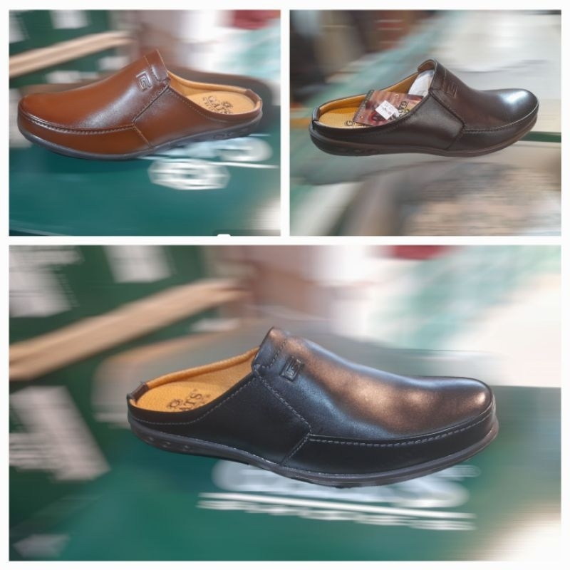 SEPATU SLOP KULIT GATS BN 0002 ORIGINAL TERBARU