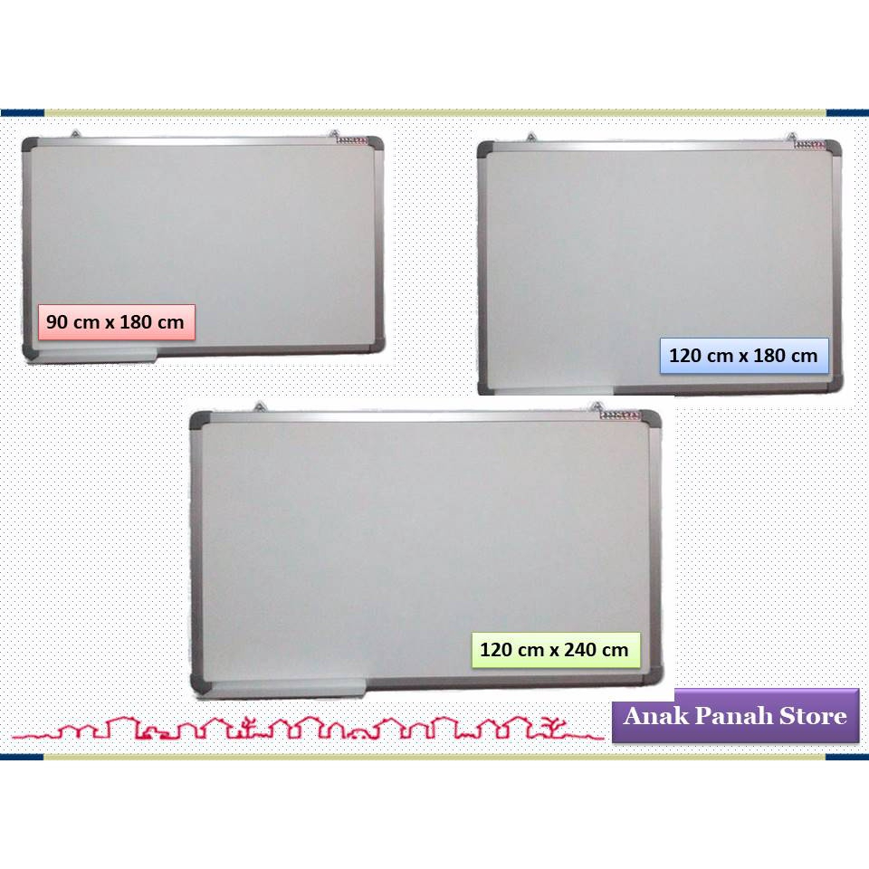 

Papan Tulis / Whiteboard Magnetic Model Gantung Merek Sakura