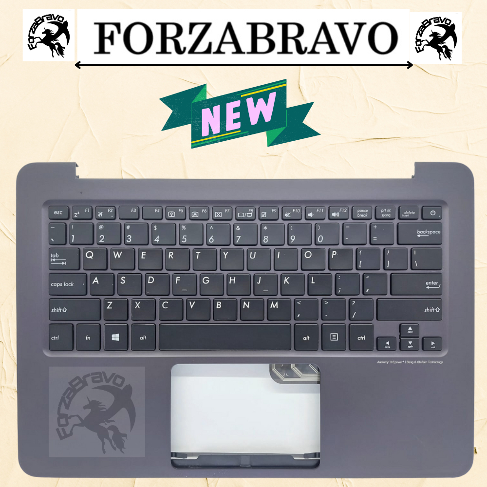 Keyboard Laptop Asus Zenbook UX305 UX305ca UX305fa UX305l UX305la Topcase Case - Black Hitam