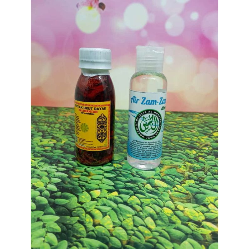 

Air Zam-Zam &Minyak dayak 125ml asma' Al-Husaini