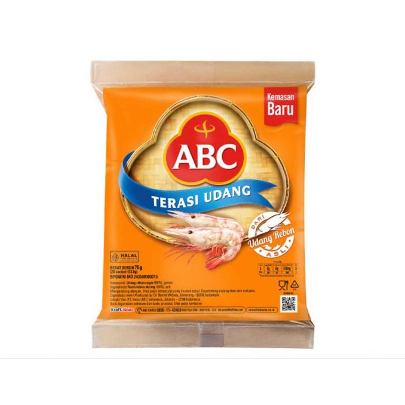 

ABC Terasi Udang isi 20'sX3.8gr
