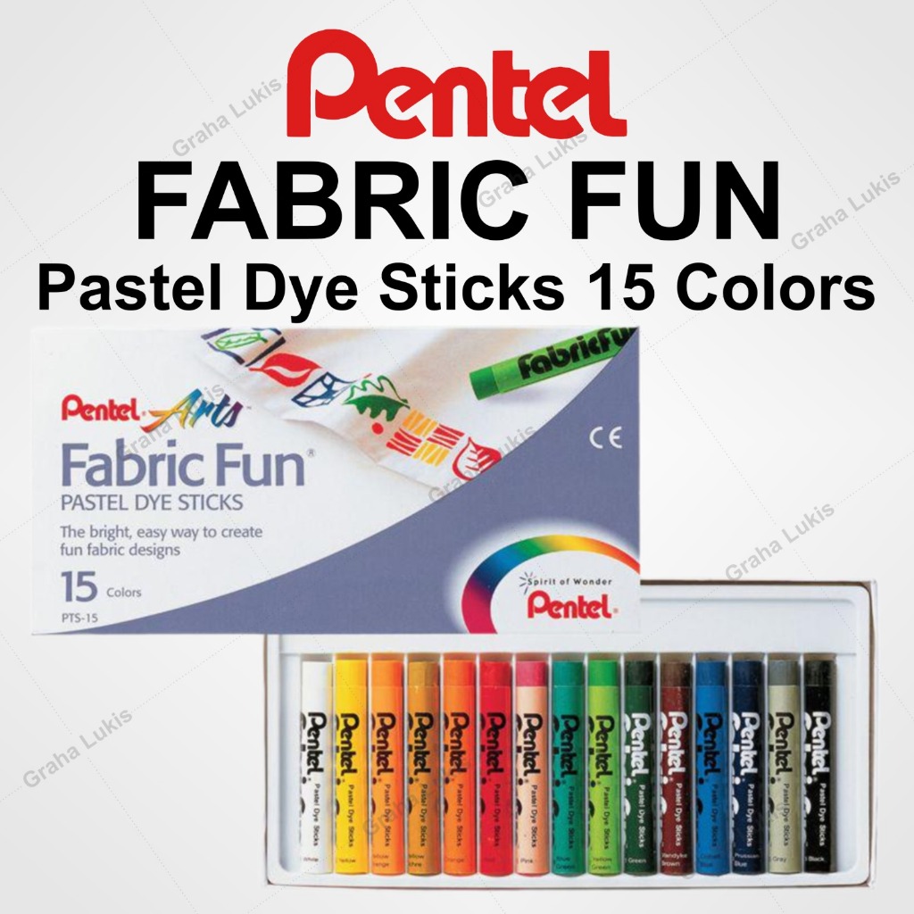 

Pentel Fabric Fun 15 Colors