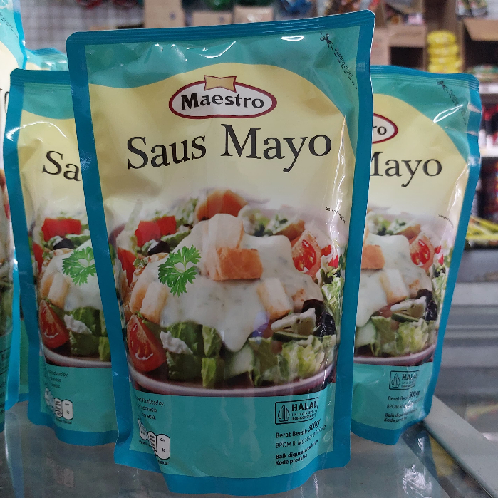 

MAESTRO SAUS MAYO 500 GR HALAL MAYONAISSE MAYONNAISE MAYONES MAYONAIS MAYONAISE