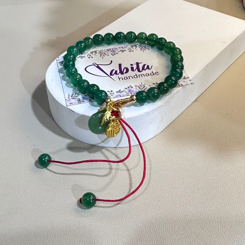 Gelang giok hetian Fu