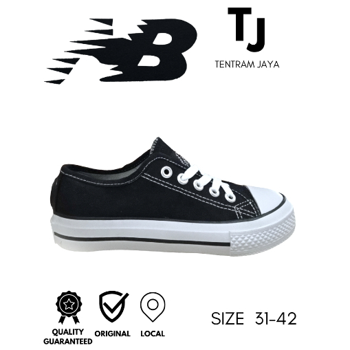 SEPATU CONVERSE HITAM PUTIH PENDEK TALI SEPATU MB SEPATU MASTER BASKET SEPATU ANAK SEPATU WANITA SEP