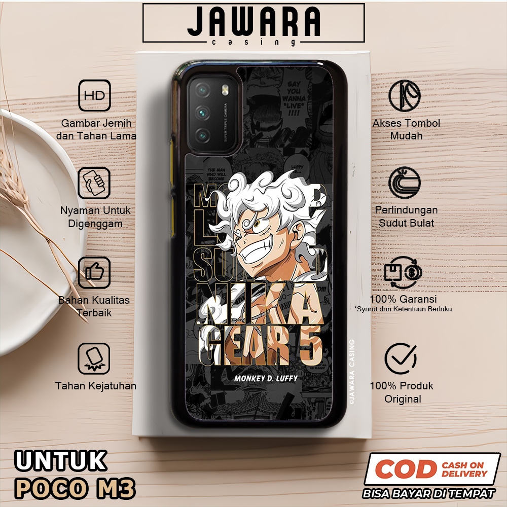 Case Poco M3 Casing Poco M3 [GEAR5] Premium Case Glossy Case Hp Xiaomi Jawara Casing Hp Poco M3 Cust