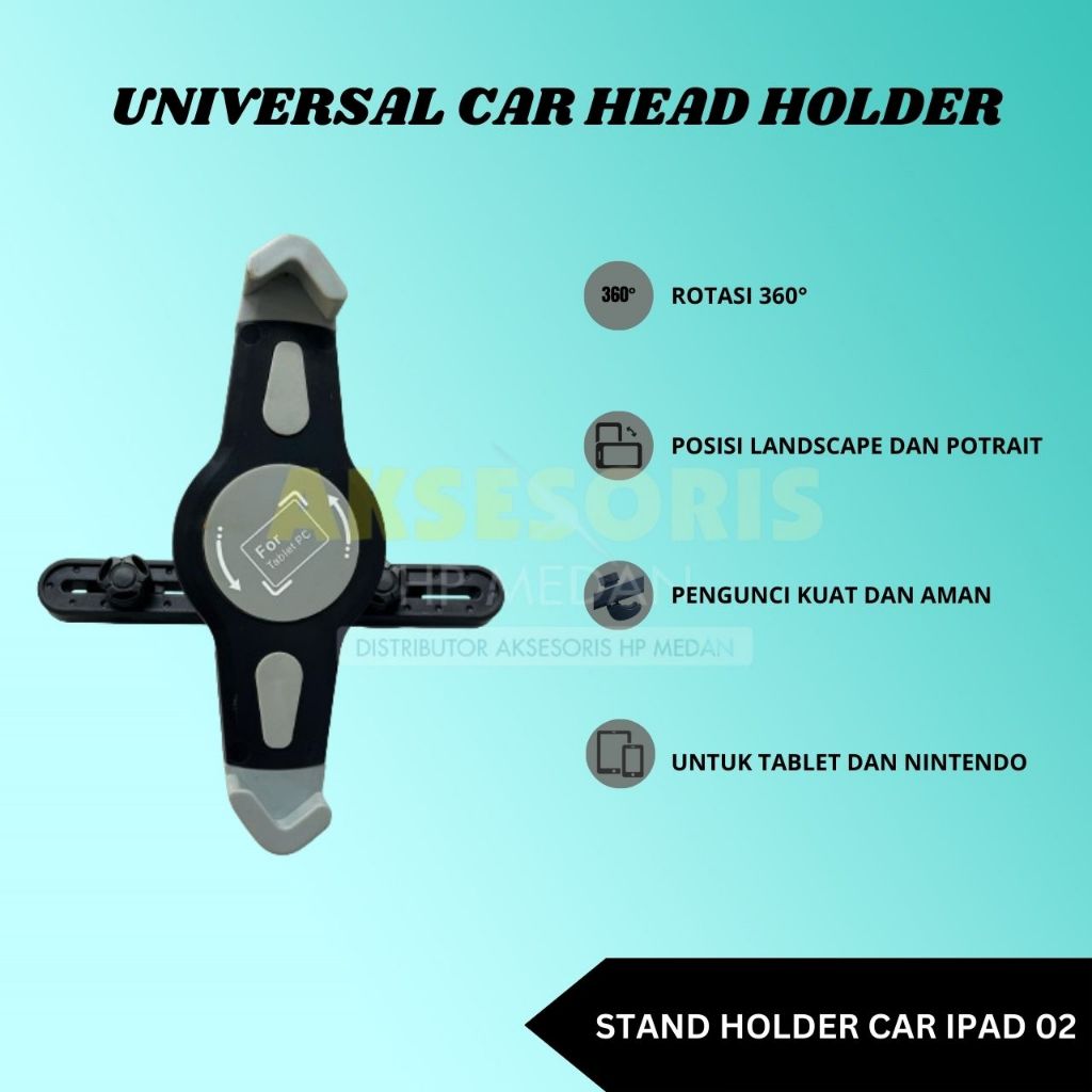 STAND HOLDER CAR IPAD 02/STAND MOBIL ROTASI