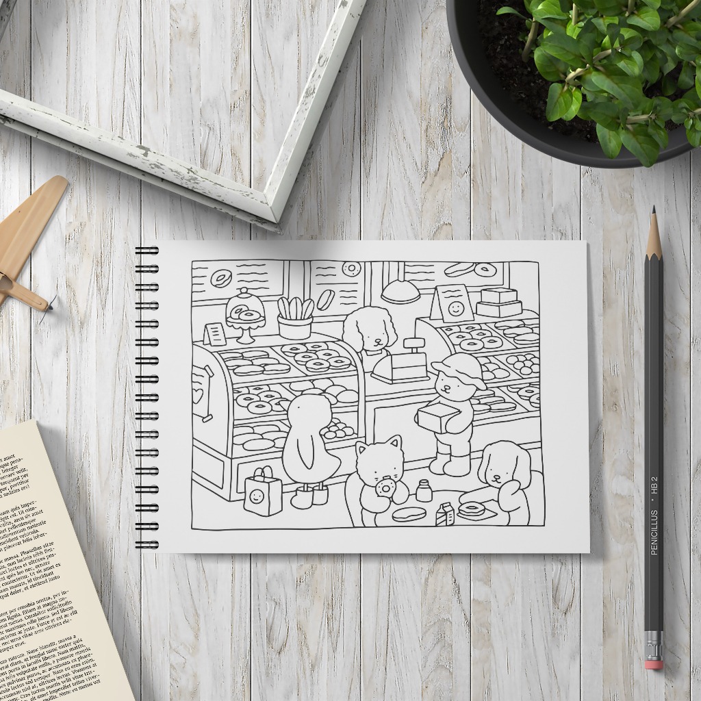

YUH Bobbie's Good Coloring Book Buku Mewarnai Dewasa dan Anak-anak 200gsm