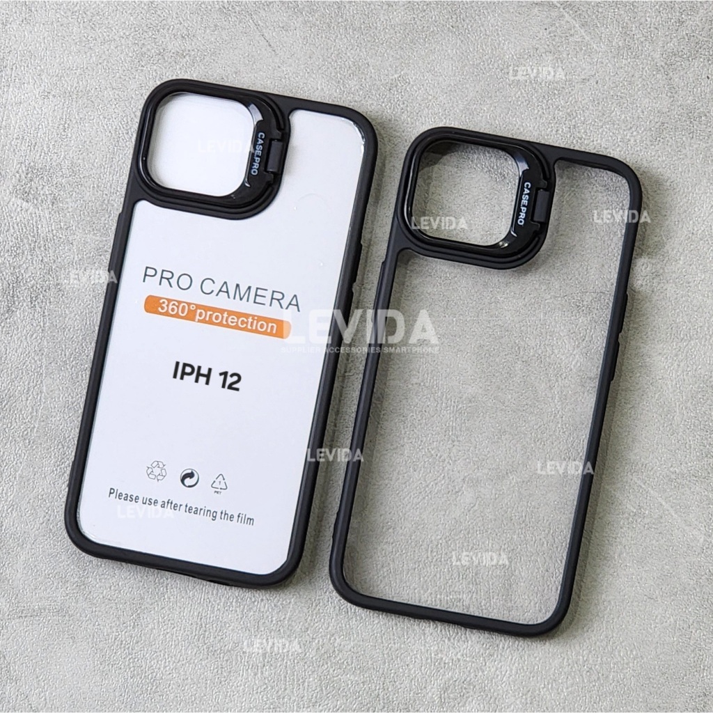 Case Antishockproff Clear Stand Ring Kamera for Iphone 12 Iphone 12 Pro Iphone 12 Pro Max